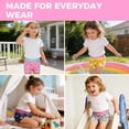 thumbnail image 5 of BIG ELEPHANT Toddler Girls' Underwear Boxer Briefs，100% Cotton Breathable Panties, 10 pack (4T-9Y), 5 of 7