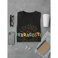 thumbnail image 3 of Buon Ferragosto Fireworks T-Shirt Men -Image by Shutterstock, Male Large, 3 of 4