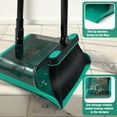 thumbnail image 4 of JEHONN Dustpan and Broom Set with 53.5 inches Long Handle Transparent Cover Green, 4 of 7