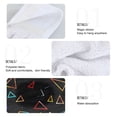 thumbnail image 4 of Haosy 2 Pack Kitchen Wash Cloths with Hanging Loops Absorbent Absorbent Quick Drying Hand Towels, Color Triangle Lines, 4 of 7