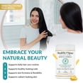 thumbnail image 6 of Hair Growth Vitamins for Womens – Biotin 10,000 mcg, Collagen, Keratin & Saw Palmetto Supplement – Supports Hair, Skin & Nails – 120 Capsules (30 Day Supply) Healthy Space Solutions, 6 of 8