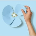 thumbnail image 2 of Hello Hobby Aqua Blue Paper Flower Craft Kit, 90 Pieces, 2 of 7