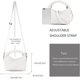 thumbnail image 3 of LHSHID Women Woven Tote Small Crossbody Bag, Weave Quilted Purse Square Shoulder Bag Woven Handbag with Detachable Strap, 3 of 7