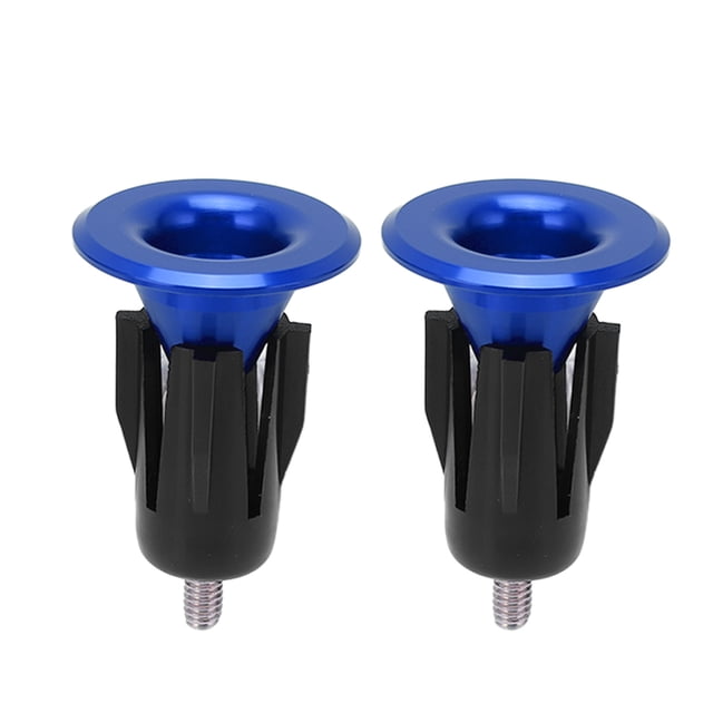 Bike Grip Plugs, 2pcs Bicycle Handlebar Plugs For 15-23.5mm Inner Diameter Blue
