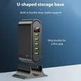 thumbnail image 4 of Chmadoxn Five USB Interface Digital Charger 5V4A Charging Head With Multiple Protections Suitable For IOS And Android System Devices Charging Multifunctional Socket ABS Digital socket, 4 of 6