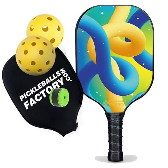 Pickleball Factory PB00061-11-G Pro Pickleball Paddle - Hyun Aya Best Pickleball Paddle for Beginners, Top 5 Pickleball Paddles, Glassfiber Graphite