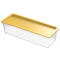thumbnail image 2 of Tnobhg Noodle Storage Box Microwavable Airtight Lid Rectangle Spaghetti Macaroni Cereal Fruit Vegetable Refrigerator Food Container, 2 of 8