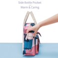 thumbnail image 5 of Insular Portable Diaper Bag Handbag Mummy Bag Travel Bag for Newborn Infant Necessities Supplements, 5 of 5