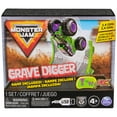 thumbnail image 2 of Monster Jam, Official Grave Digger Remote Control Monster Truck with Ramp, Small 1:64 Scale RC Cars Kids Toys for Boys and Girls Ages 3 4 5 6 and up, 2 of 9