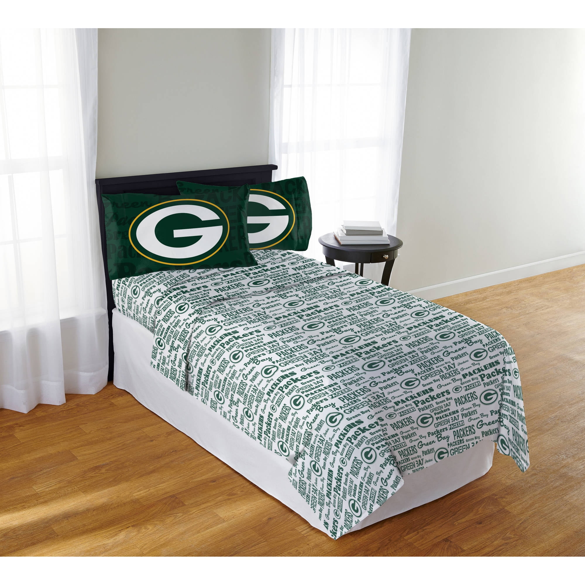 The Northwest Company Green Bay Packers Anthem Full Size Sheet Set 
