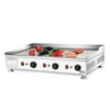 ALDKitchen Flat Top Griddle | Teppanyaki Grill with Three Thermostats | No plug | Cooking Surface | 30.15" x 17.59"