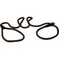 thumbnail image 2 of Dogs My Love Nylon Rope Slip Dog Lead Adjustable Collar and Leash 6ft Long (Small: 1/4" (6mm), Brown), 2 of 4