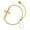 Silver, variant on Gold-tone Infinity Loop - Gold Tone Joshua 1:9 Strong and Courageous Engraved Cross Charm Bracelet, 6.5+1.5" Extender
