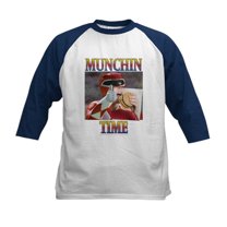 CafePress - Power Rangers Munchin Time Kids Baseball T Shirt - Kids Cotton Baseball Jersey, 3/4 Sleeve Shirt