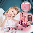 thumbnail image 4 of Juguete De Juego De Maquillaje, Juego De Juguetes De Maquillaje De Cosméticos, Caja Fuerte Brillante De Larga Duración Para Cumpleaños, 4 of 8
