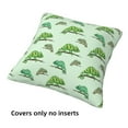 thumbnail image 3 of Throw Pillow Covers, cartoon chameleon cute lizard Soft Square Pillow Cases with Invisible Zipper for Couch Bed Sofa, Farmhouse Fall Home Decor 20"x20", 3 of 7