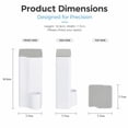 thumbnail image 3 of Holder for Clorox Toilet Wand, Compatible with Clorox Toilet Wand Holder Only, White, 3 of 8