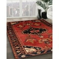 thumbnail image 2 of Ahgly Company Indoor Rectangle Traditional Dark Sienna Brown Persian Area Rugs, 2' x 5', 2 of 6