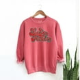 thumbnail image 3 of Distressed Feelin Festive |  Garment Dyed Sweatshirt, 3 of 4