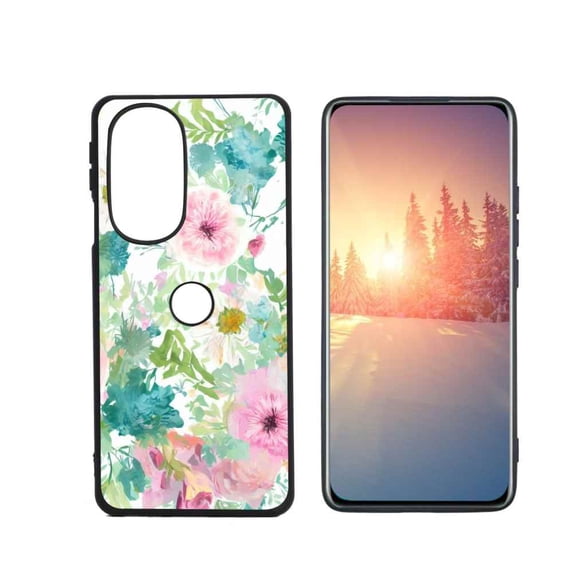 Compatible with Motorola Edge Plus 2022 Phone Case, Floral-13 Case Men Women, Flexible Silicone Shockproof Case for Motorola Edge Plus 2022