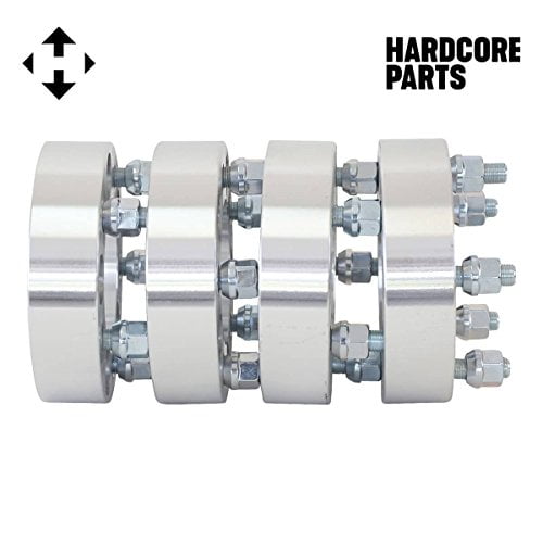 4pc Wheel Spacers Adapters 3" (1.5 inch Per Side) for 5x4.5 Vehicle to 5x4.5 Wheel Bolt Patterns with 1/2-RH Threads