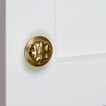 thumbnail image 3 of GlideRite 1-1/4 in. Round Braided Cabinet Knob, Brass Gold, 3 of 4
