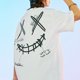 thumbnail image 3 of Camiseta holgada de algodón de manga corta para hombre, ropa de calle Harajuku con estampado de dibujos animados, Hip Hop, talla grande 5XL, 3 of 5