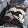 thumbnail image 2 of jejeloiu Brown Cow Print Fabric by the Yard 2 Yards,Western Rustic Farmhouse Room Decor Fabric by the Yard,Farm Animal Horse Fabric for Sewing For Boys Kids,Breathable Home Decor, 2 of 6