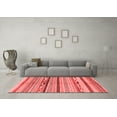 thumbnail image 3 of Ahgly Company Indoor Rectangle Oriental Red Modern Area Rugs, 4' x 6', 3 of 4
