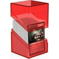 thumbnail image 3 of Ultimate Guard Boulder 100+ Clear, Deck Case for 100 Double-Sleeved TCG Cards, Ruby, Secure & Durable Storage for Trading Card Games, Transparent, 3 of 7