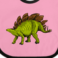 thumbnail image 4 of Inktastic Smiling Stegosaurus Boys or Girls Baby Bib, 4 of 4