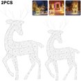 thumbnail image 1 of Lámpara Con Pilas LED JShteea 2 Piezas Alce Ciervo Navidad, 1 of 5