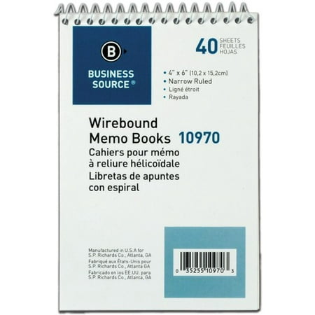 Business Source Wirebound Memo Books (10970)