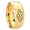 Gold Plated, variant on Infinity Love Dome Gold Plated Tungsten Men Ring 10MM