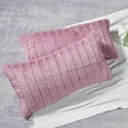 thumbnail image 3 of Home Soft Things Super Soft Decorative Pillow Covers, Set of 2, Polignac, 14" x 26", 3 of 3
