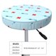 thumbnail image 4 of Balery Syringe And Red Cross Fundas de asiento para taburete de bar redondo de tela de terciopelo ajustables que protegen de arañazos y manchas para sillas de 14 a 17 pulgadas.-14 inch, 4 of 7