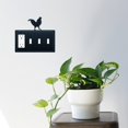 thumbnail image 2 of 1 GFI and 3 Switch Cover with Metal Rooster Accent,Black, 2 of 2