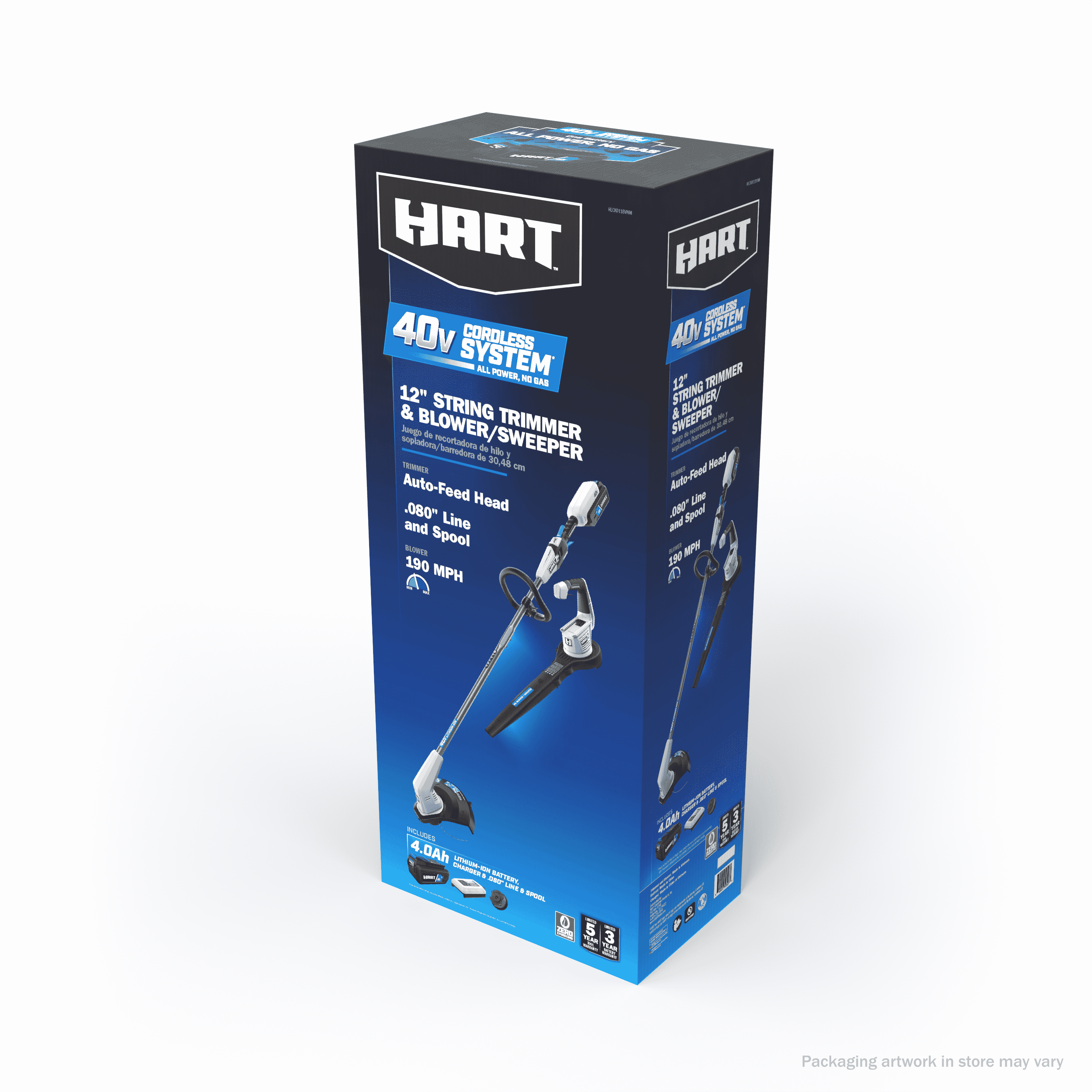 Hart trimmer and blower combo sale