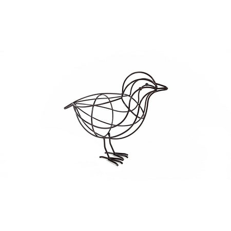 Black Metal Wire Bird, Features black metal wire body design. Its metal feet provide the perfect pedestal for displaying this piece on a table in your home or.., By