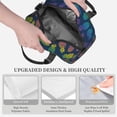 thumbnail image 3 of Disketp Retro Bright Pineapple Lonchera Térmica para Mujer y Hombre, Bolsa de Almuerzo Reutilizable e Impermeable para Trabajo, Viajes y Picnic, 3 of 7