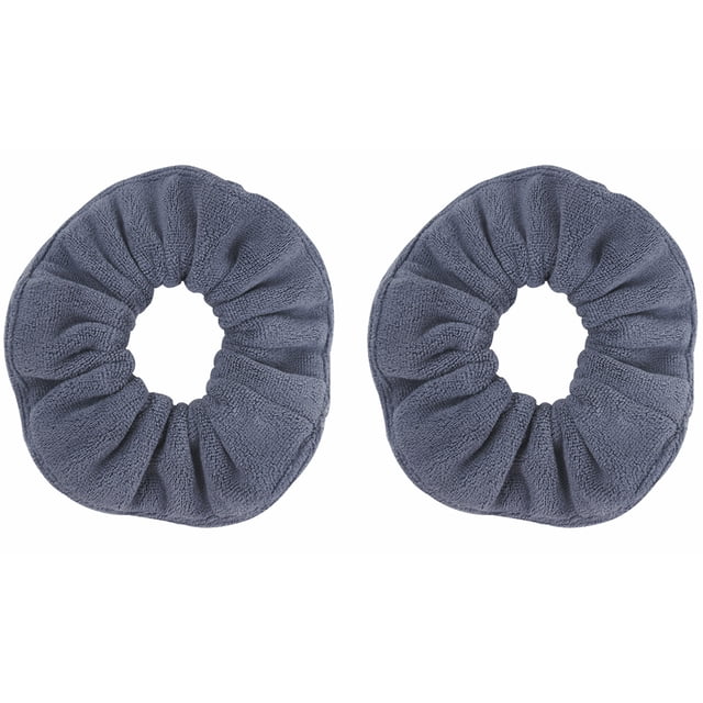 Scrunchie de toalla, paquete de 2, Scrunchie de microfibra, Scrunchie de secado de cabello, Scrunchie de toalla para cabello mojado