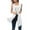 White, variant on MESSUEN Long Vest for Women Sleeveless Cardigan Vest for Women Casual Tops Draped Open Front Cardigan Vest Asymmetric Blouse Tops Women Blouses Ladies Tops and Blouses Black L