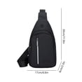 thumbnail image 3 of Bolso bandolera impermeable para el hombro y el pecho | Mochila de viaje ajustable con múltiples bolsillos | Mochila ligera para senderismo para hombres y mujeres, 3 of 6
