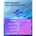 thumbnail image 3 of HP 2025 Updated 15.6" 250 G10 FHD Business Laptop, Intel 10 Core i7-1355U, 16GB RAM | 1TB SSD, WiFi 6, Bluetooth 5.3, Windows 11 Pro, Sliver, 3 of 7