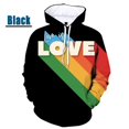 thumbnail image 3 of Sudadera con capucha con estampado 3D de arcoíris para hombre, estilo casual, colorido, con estampado de amor, estilo hip hop, 3 of 5