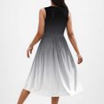 thumbnail image 4 of Women's Summer Tank Midi Dress with Pockets Gradient Flowy Dresses Sleeveless Skirts Comfy Outfit, 4 of 6