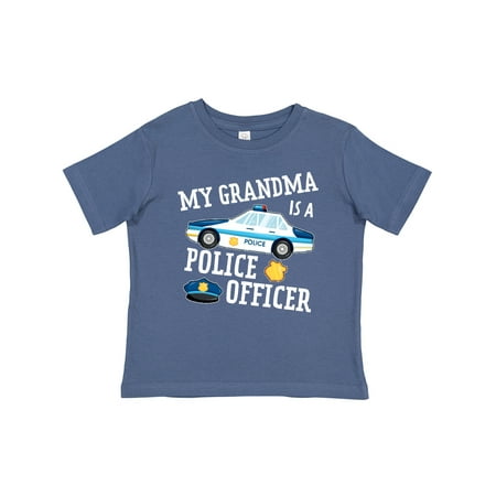 

Inktastic My Grandma is a Police Officer Gift Baby Boy or Baby Girl T-Shirt
