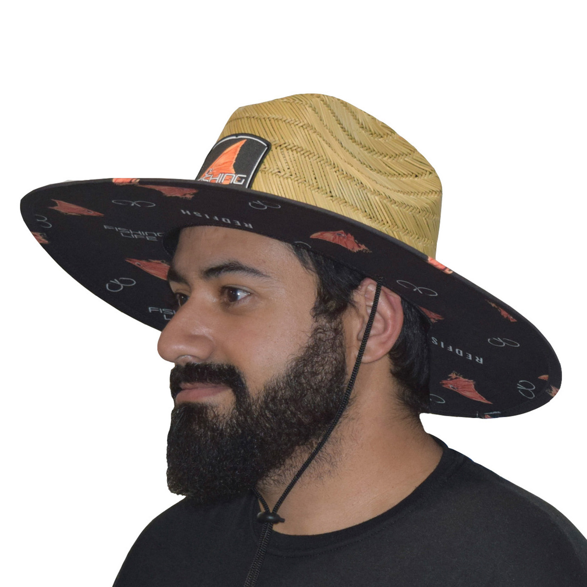 Fishing Life Marlin Straw Hat - Straw, Adult Unisex
