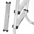 thumbnail image 2 of 4X Swimming Pool Ladder Rung Steps Stainless Steel Replacement Anti Slip Ladder Swimming Pool Accessories,4 x ladder pedal 8 x fixing screws(random),Silver, 2 of 6