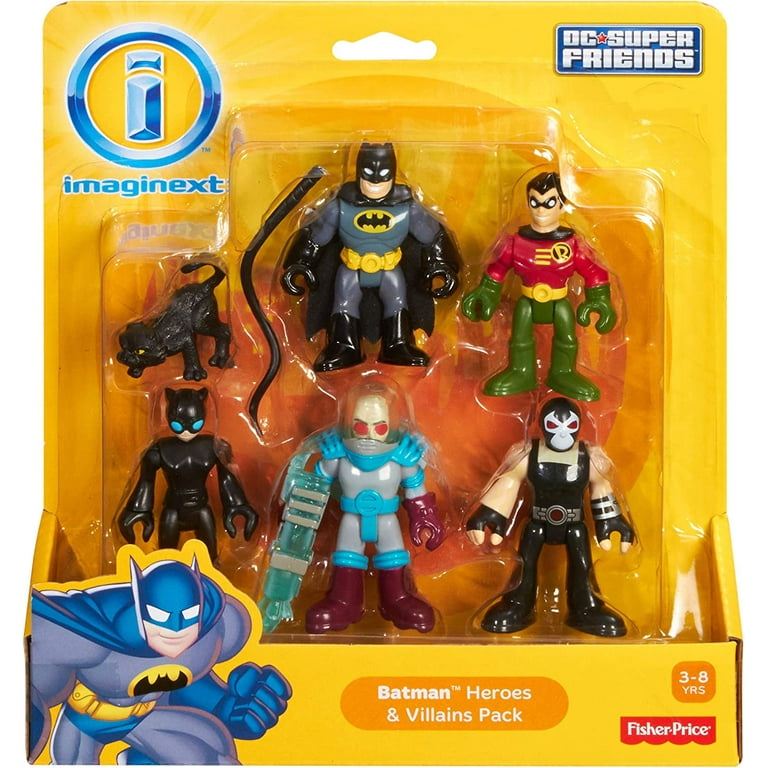 Imaginext dc super friends cheap heroes & villains pack